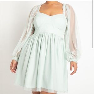 NWT Eloquii Chiffon Dress